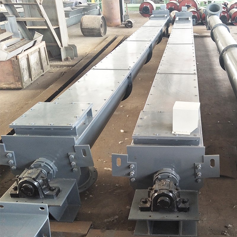 Pupuk Stainless Steel Bentuk U Spiral Conveyor