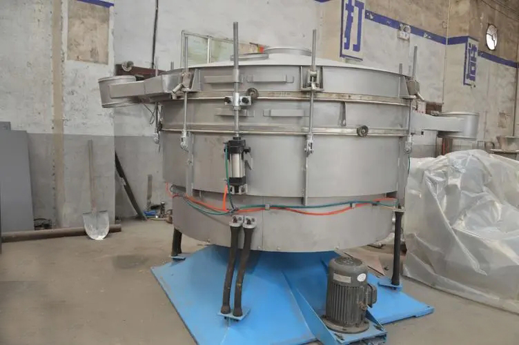 sistem pengayak tumbler pasir silika