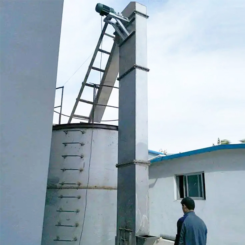 Pengoperasian Lancar Pakan Ternak Vertikal Belt Bucket Elevator