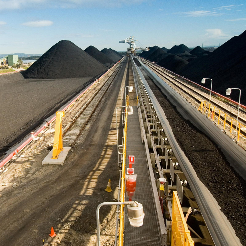 Belt Conveyor Cenderung Tambang Batu Berkapasitas Besar