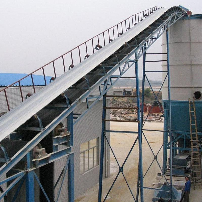 Belt Conveyor Cenderung Tambang Batu Berkapasitas Besar